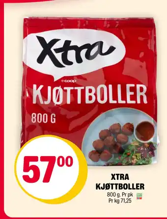 Coop Extra XTRA KJØTTBOLLER tilbud