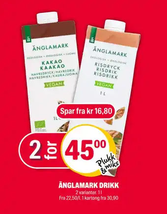 Coop Extra ÄNGLAMARK DRIKK tilbud