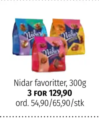 Nille Nidar favoritter, 300g tilbud