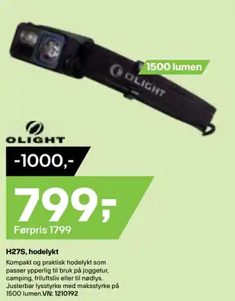 XXL Sport H27S, hodelykt tilbud