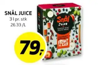 Bunnpris SNÅL JUICE tilbud