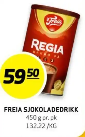 Bunnpris FREIA SJOKOLADEDRIKK tilbud