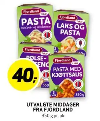 UTVALGTE MIDDAGER FRA FJORDLAND