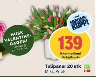 Coop Mega Ukjent bukett tilbud