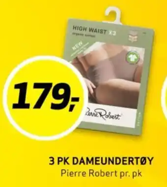 Bunnpris 3 PK DAMEUNDERTØY Pierre Robert pr. pk tilbud