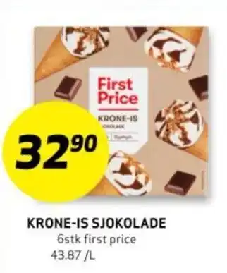 Bunnpris KRONE-IS SJOKOLADE tilbud