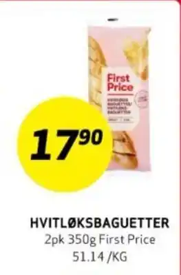 Bunnpris HVITLØKSBAGUETTER tilbud