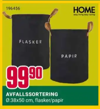 Europris Home avfallssorterer tilbud