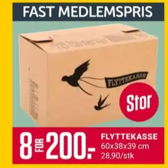 Europris Ukjent flyttekasse tilbud