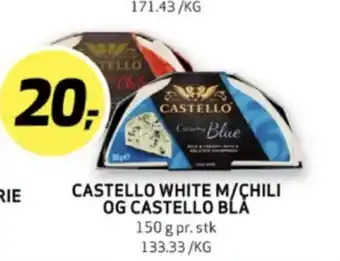 Bunnpris Castello creamy blue tilbud