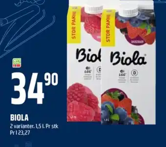 Coop Obs Biola syrnet melk tilbud