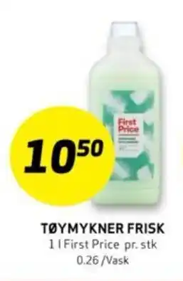 Bunnpris TØYMYKNER FRISK tilbud