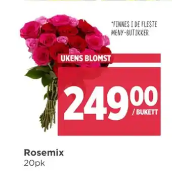 Meny Ukjent bukett tilbud