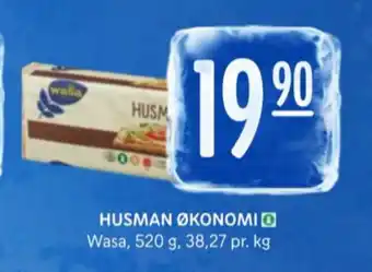 Rema 1000 Wasa husman knekkebrød tilbud
