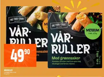 The food court vårruller