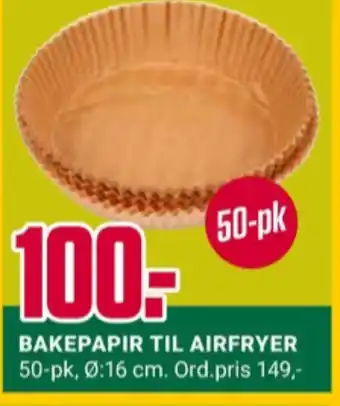 Europris Cuisine bakepapir tilbud