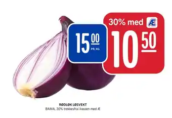 Rema 1000 Bama rødløk tilbud