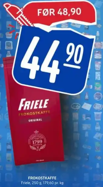 Rema 1000 Friele kaffe formalet tilbud