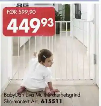 Sparkjøp Baby dan sikkerhetsgrind tilbud
