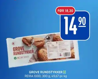 Rema 1000 Rema 1000 grove rundstykker tilbud