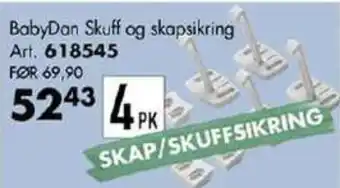 Sparkjøp Baby dan barnsikring tilbud