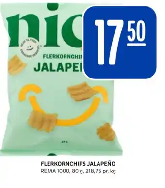 Rema 1000 Nice flerkornchips jalapeno tilbud