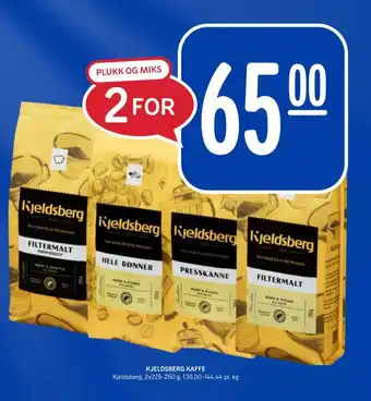 Rema 1000 Kjeldsberg kaffebønner tilbud