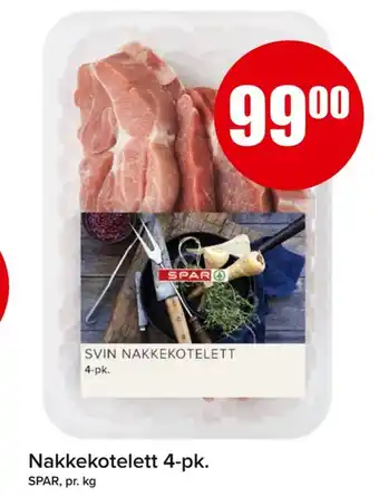Spar nakkekoteletter