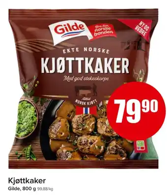 Eurospar Gilde kjøttkaker tilbud