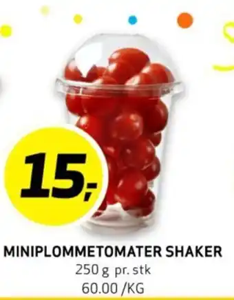 Bunnpris MINIPLOMMETOMATER SHAKER tilbud