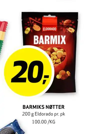 Bunnpris Barmix Nötter tilbud