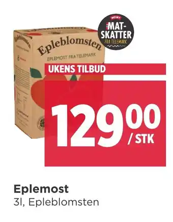 Meny Eplemost tilbud