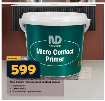 Megaflis New Design mikrosement contact primer tilbud