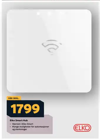 Megaflis Elko Smart Hub tilbud