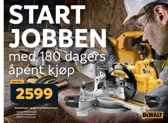 Megaflis Dewalt kapp- og gjærsag 1300W 216mm tilbud