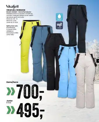Sport Outlet VIKAFJELL SKIBUKSE tilbud