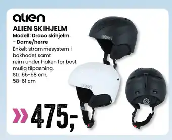 Sport Outlet ALIEN SKIHJELM tilbud