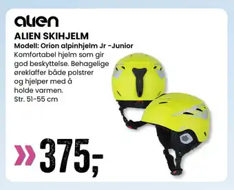 Sport Outlet ALIEN SKIHJELM tilbud