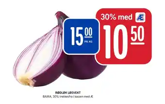 RØDLØK LØSVEKT