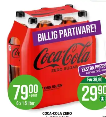 Kiwi Coca-cola cola zero tilbud