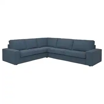 IKEA Kivik Hjørnesofa, 5-seters, Gunnared blå tilbud