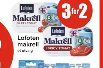 Spar Lofoten Makrell tilbud