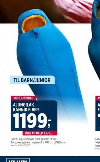 Sport 1 AJUNGILAK KANNIK FIBER tilbud