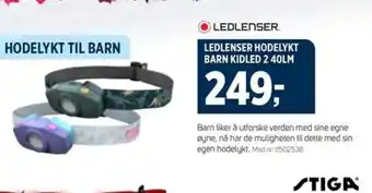 Sport 1 LEDLENSER HODELYKT BARN KIDLED 2 40LM tilbud