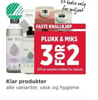 Meny Klar produkter tilbud