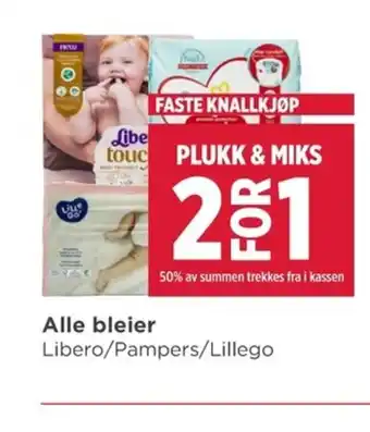 Meny Alle bleier tilbud