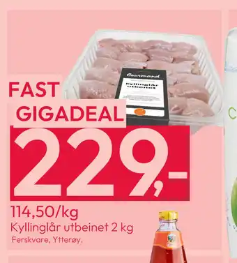 Gigaboks Kyllinglår utbeinet 2 kg tilbud