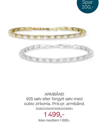 Bjørklund ARMBÅND tilbud