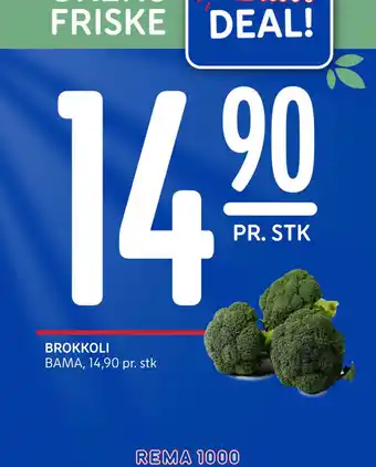 Rema 1000 BROKKOLI tilbud