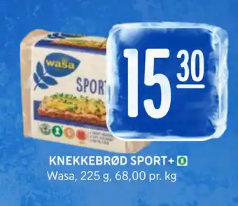 Rema 1000 KNEKKEBRØD SPORT+ tilbud